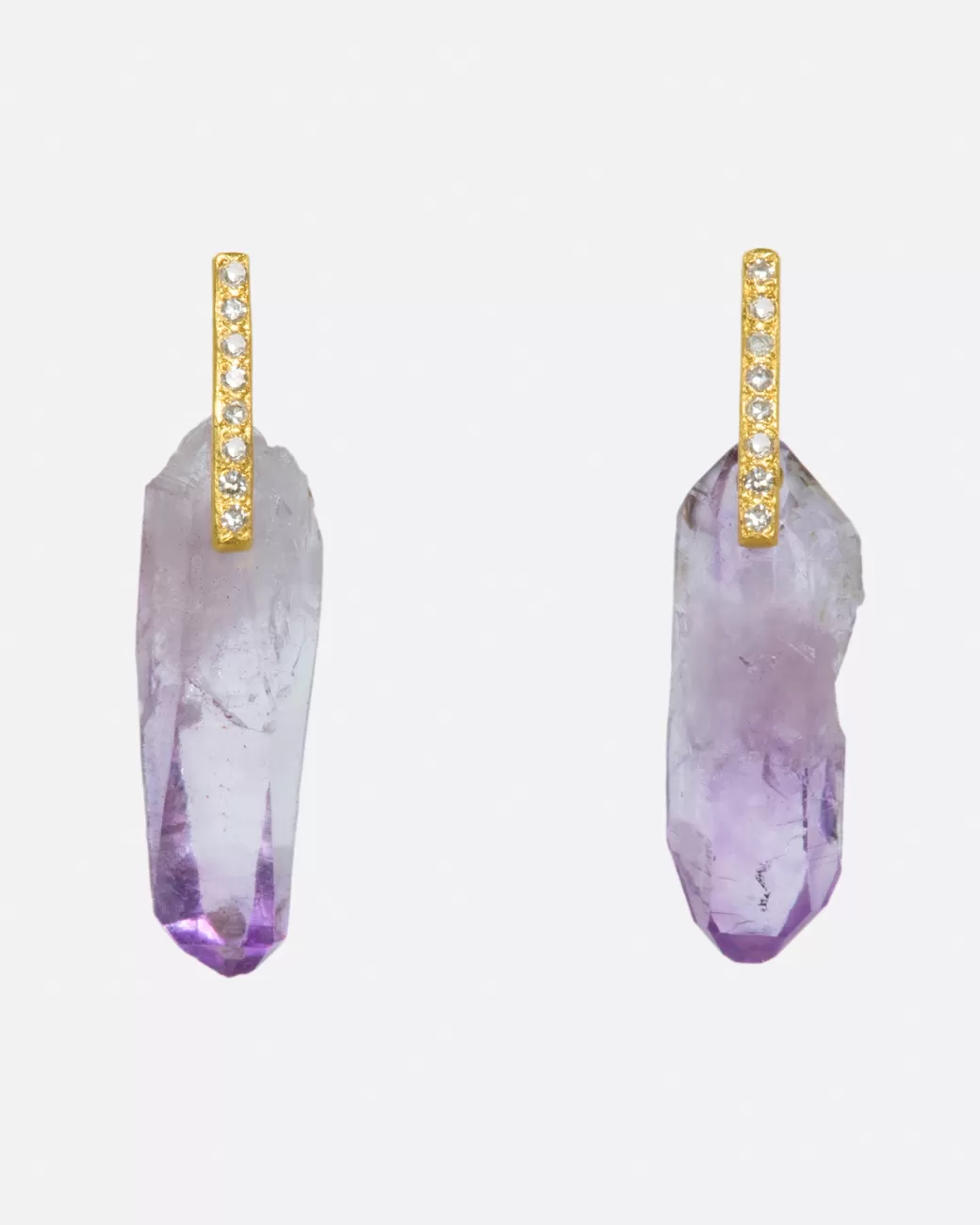 Contemporary>MONAKA Amethyst Point Earrings