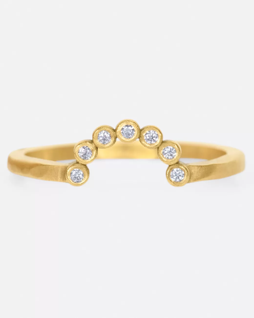 Contemporary>ANANDA KHALSA Arced Diamond Ring