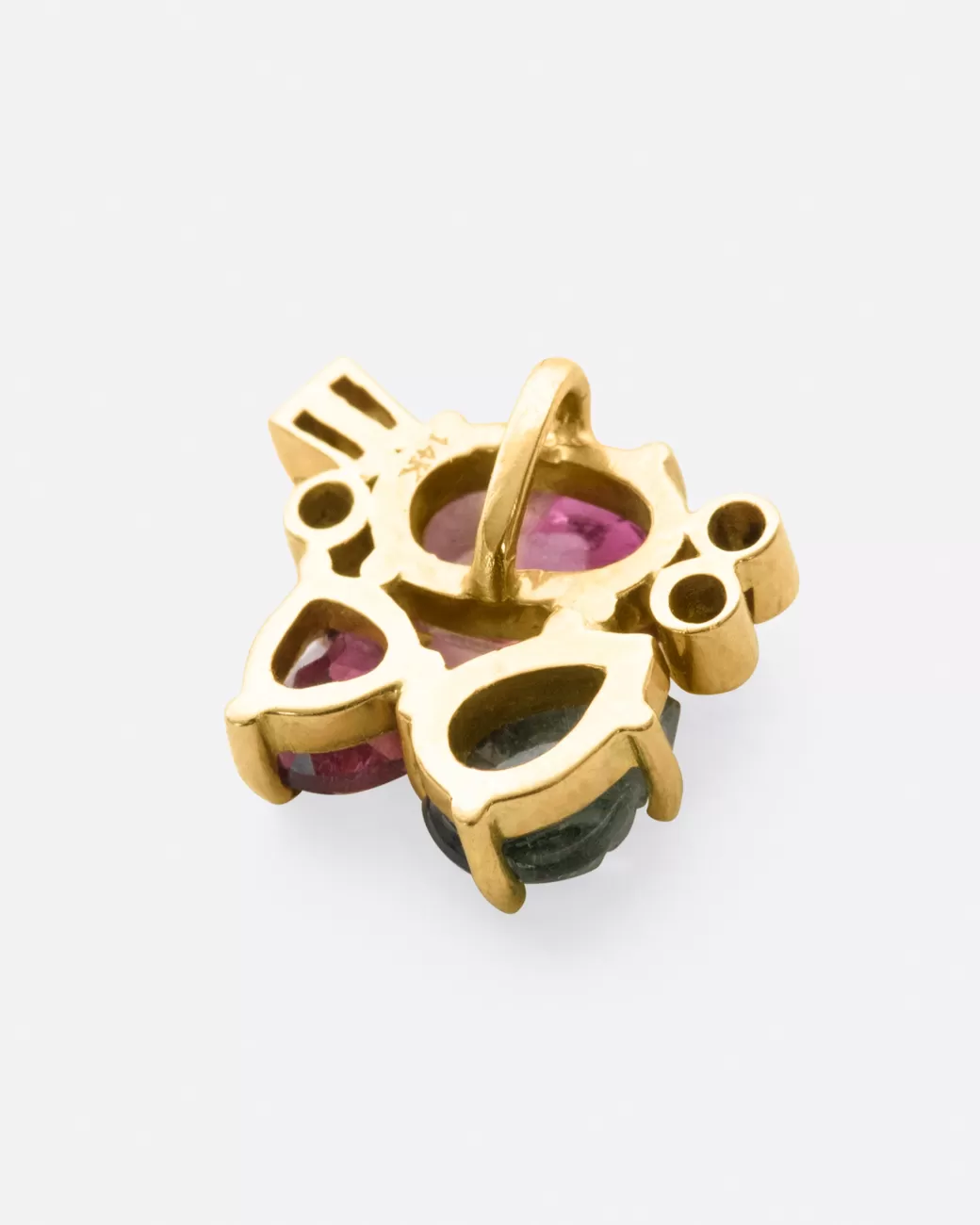 Contemporary>EVA NOGA Bicolor Tourmaline Flor Pendant