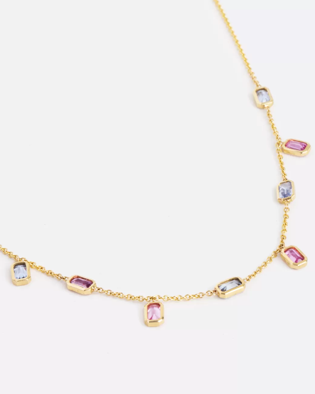 Contemporary>Era Brick Brigade Mixed Sapphire Necklace