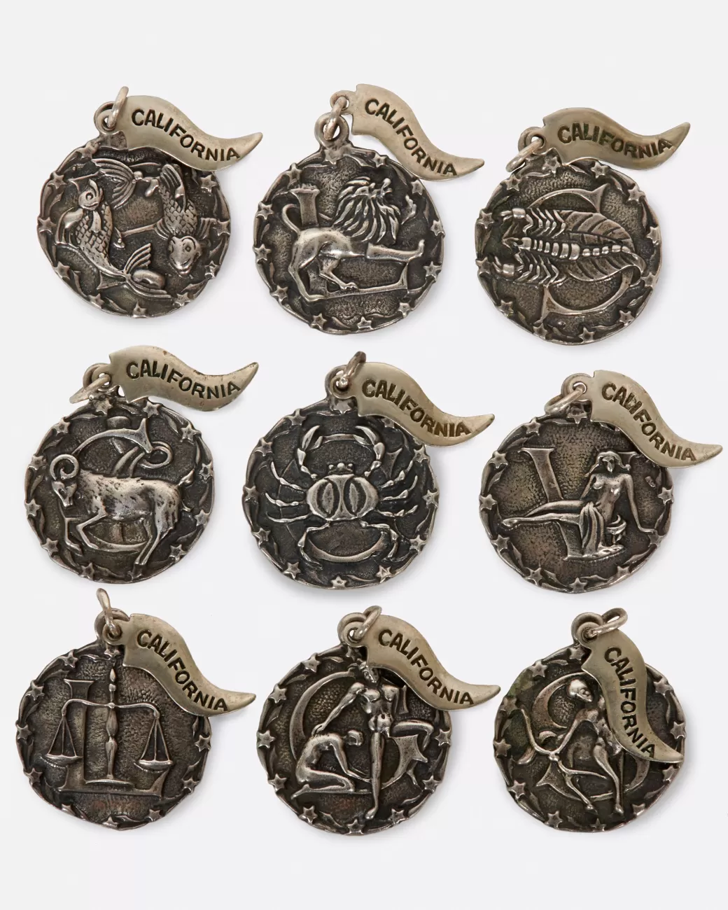 Charms>VINTAGE California Zodiac Pendant