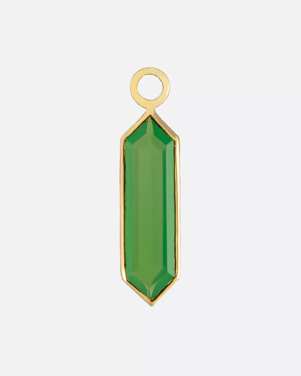 Contemporary>METIER BY TOMFOOLERY Chrysoprase Hexa Earring Dangle