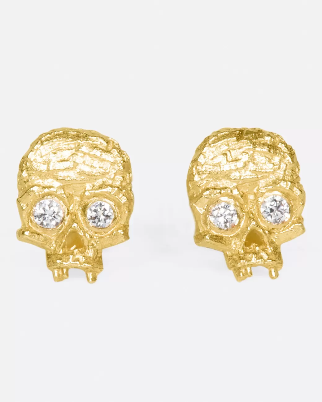 Contemporary>DMD METAL Cubist Skull Studs