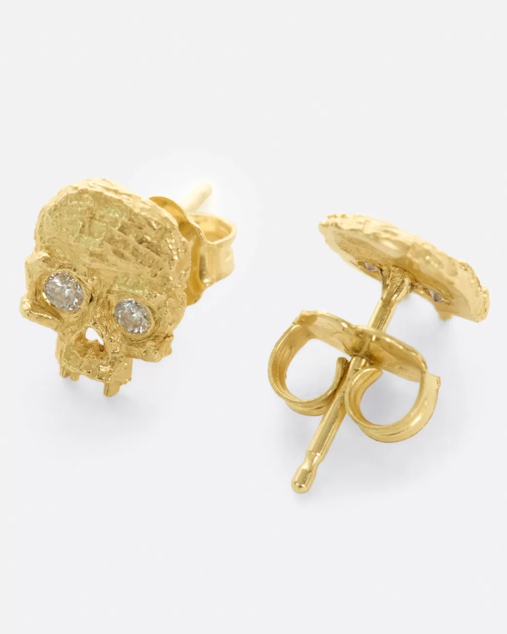 Contemporary>DMD METAL Cubist Skull Studs