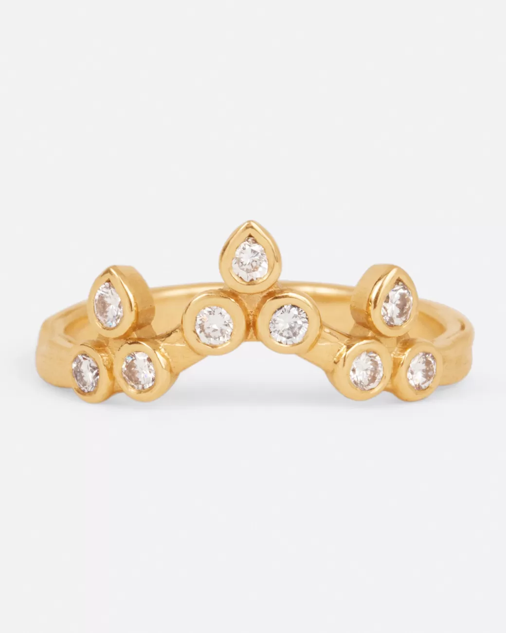 Engagement>KAREN KARCH Curved Belgian Tiara Ring