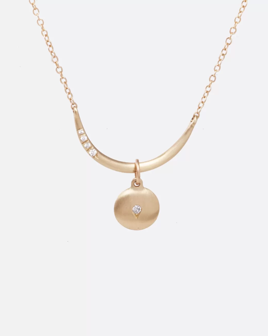 Contemporary>DAN-YELL Curved Charm Holder Necklace