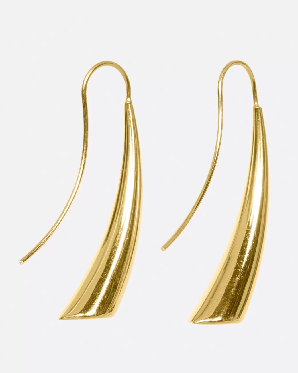 Vintage>Love Adorned Vintage Curved Cone Earrings