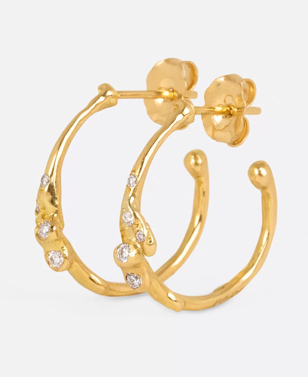 Contemporary>KIMBERLIN BROWN Diamond Budded Branch Hoops