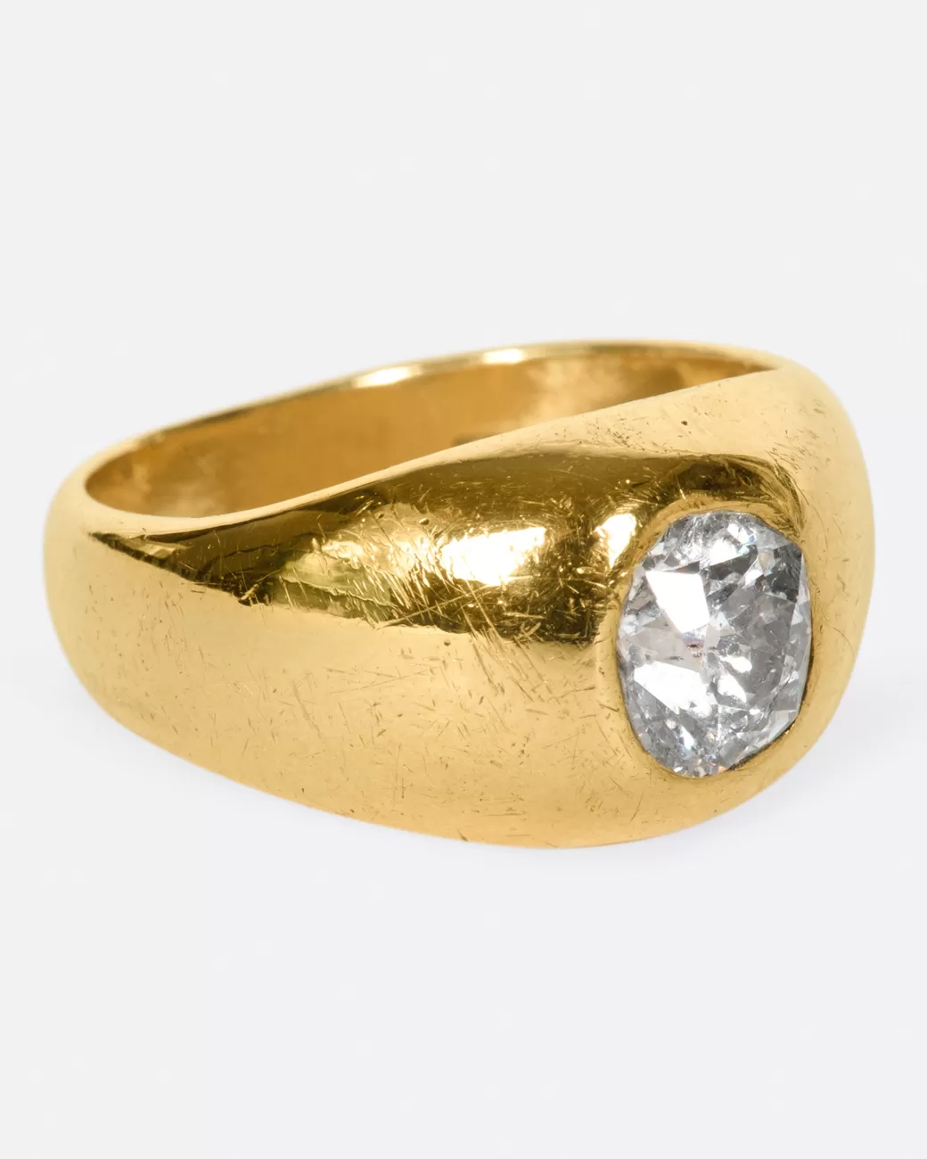 Vintage>Love Adorned Vintage Diamond Dome Ring