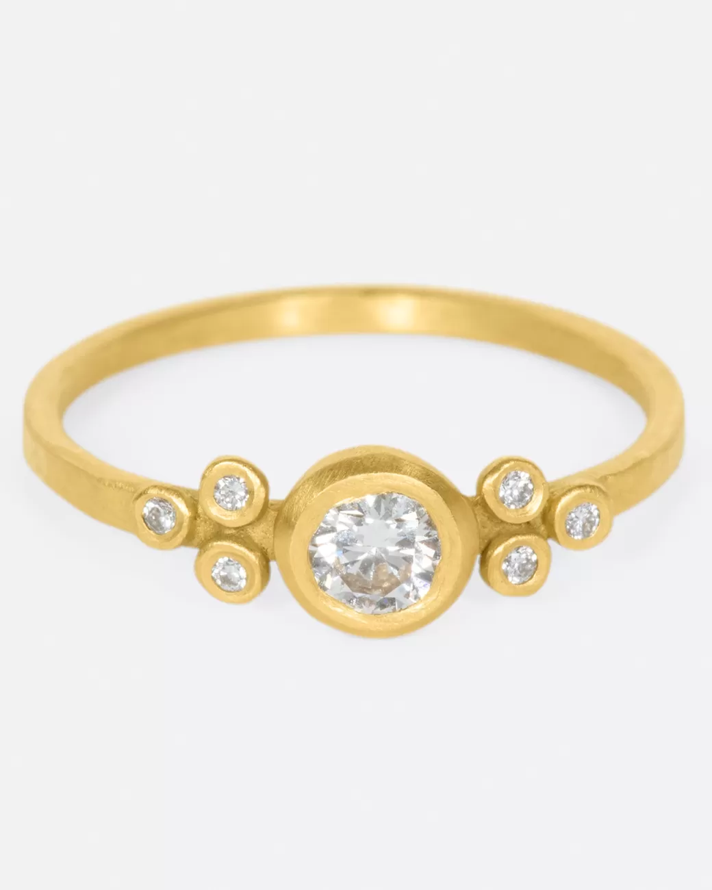 Contemporary>ANANDA KHALSA Diamond Flourish Ring