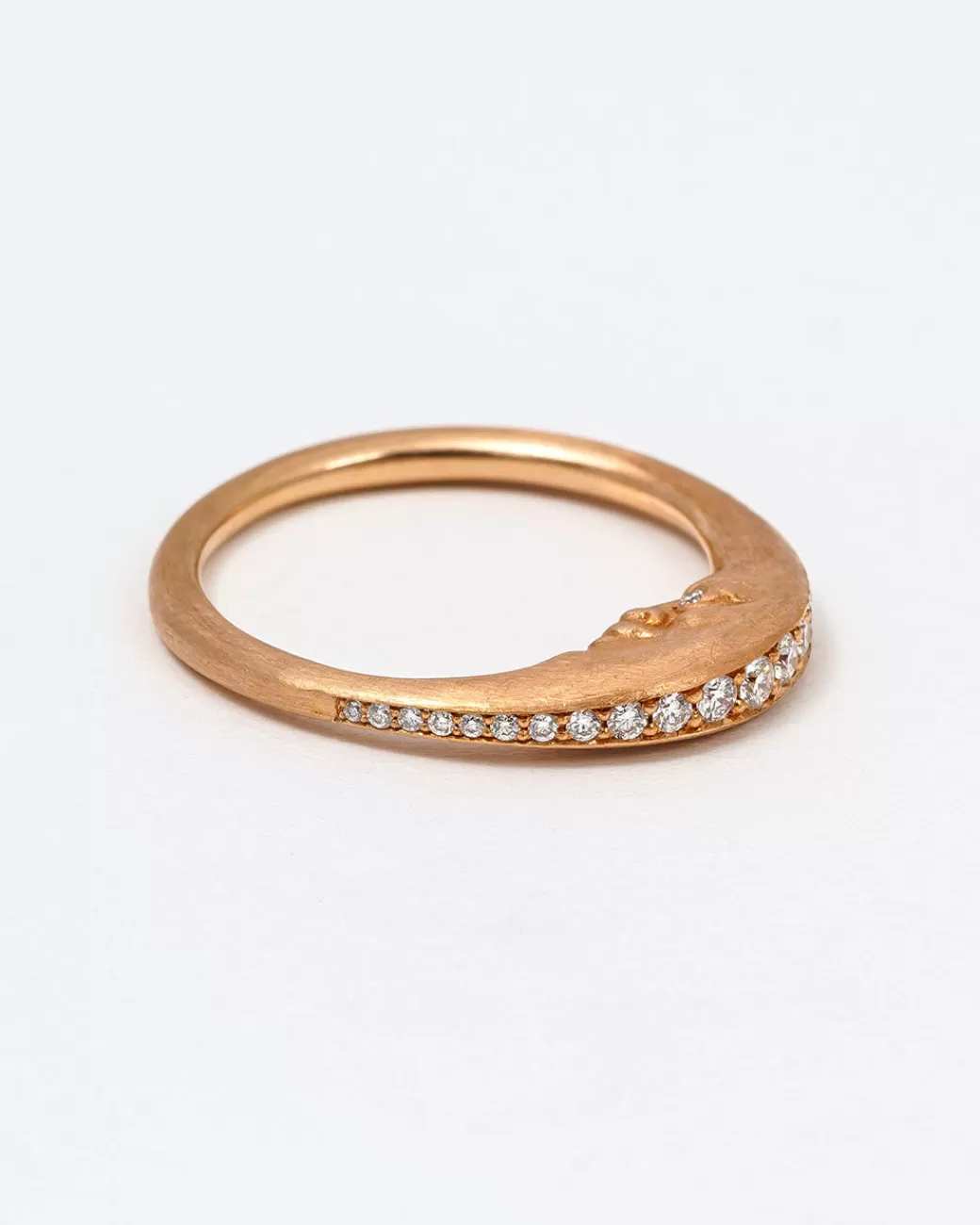 Contemporary>ANTHONY LENT Diamond Moonface Ring