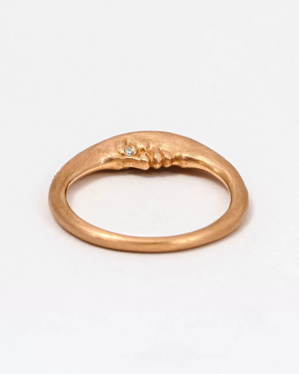 Contemporary>ANTHONY LENT Diamond Moonface Ring