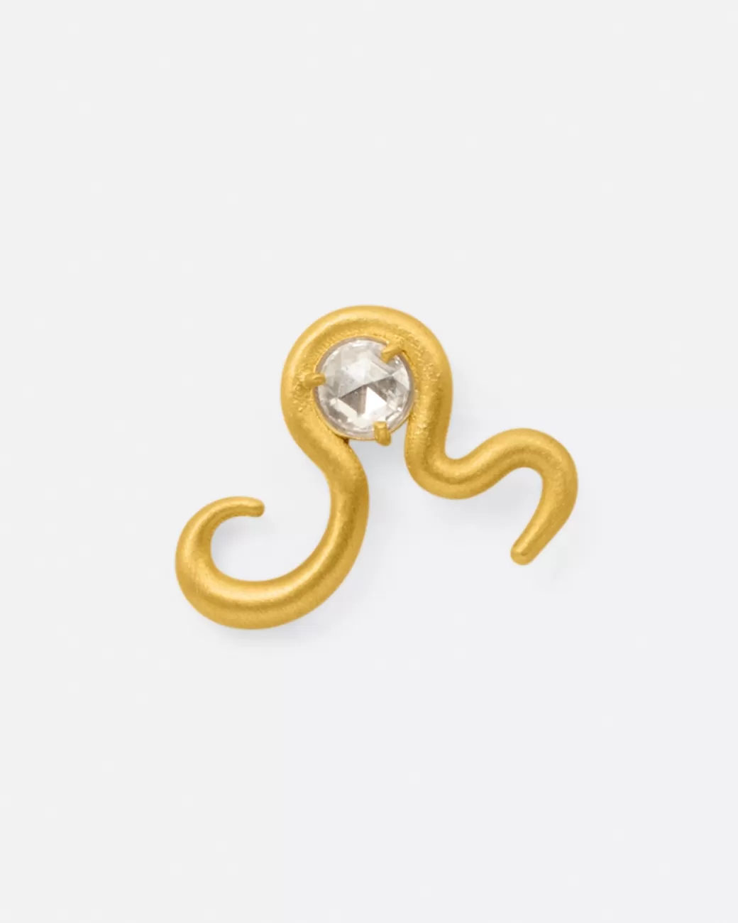 Contemporary>LORI LEVEN Diamond Snake Stud