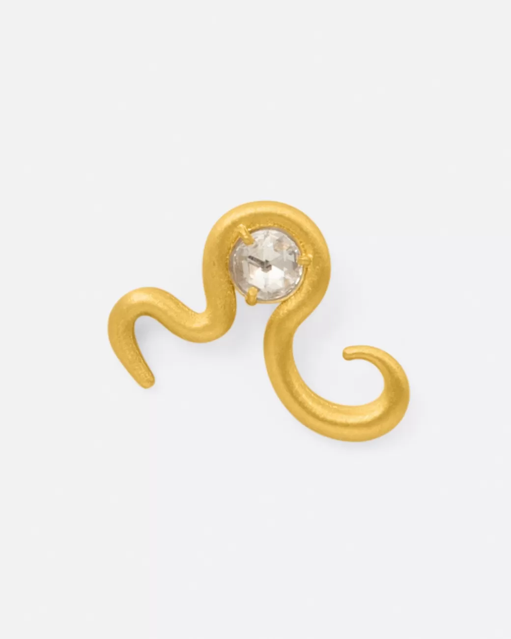 Contemporary>LORI LEVEN Diamond Snake Stud