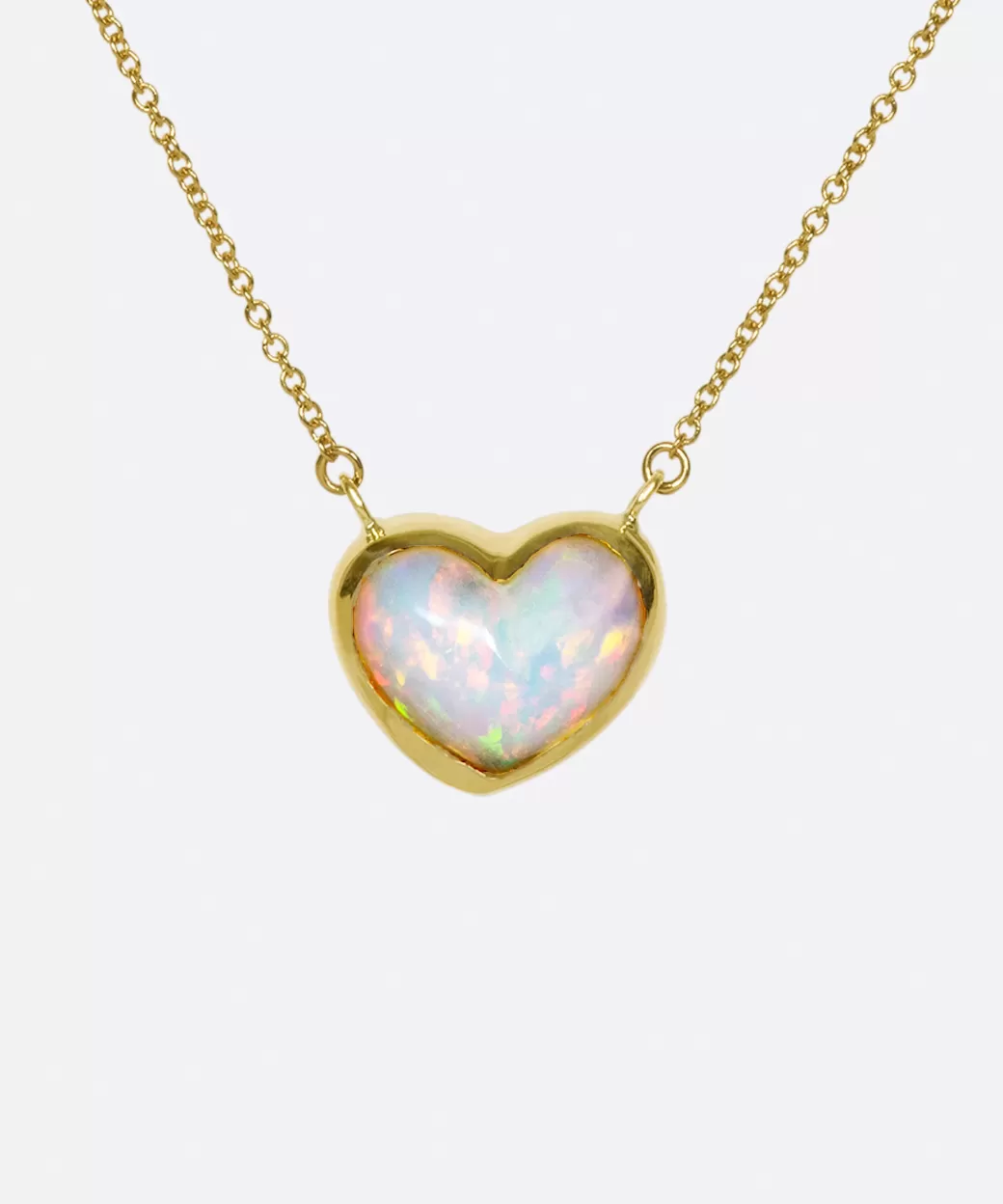 Contemporary>KIMBERLIN BROWN Diaphanous Opal Heart Necklace