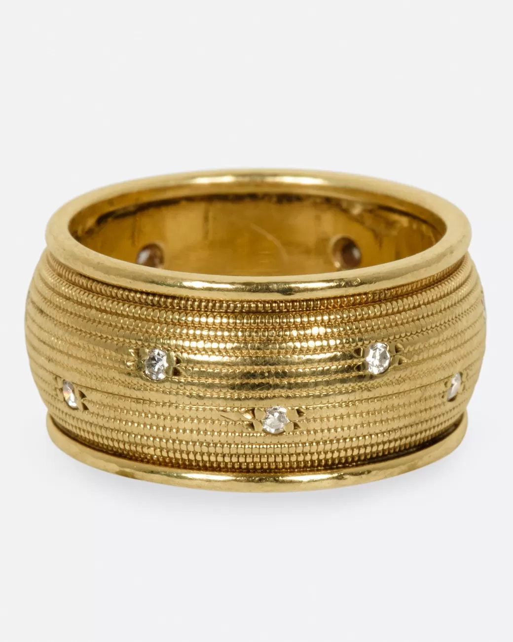 Vintage>Love Adorned Vintage Dotted Diamond Cigar Band