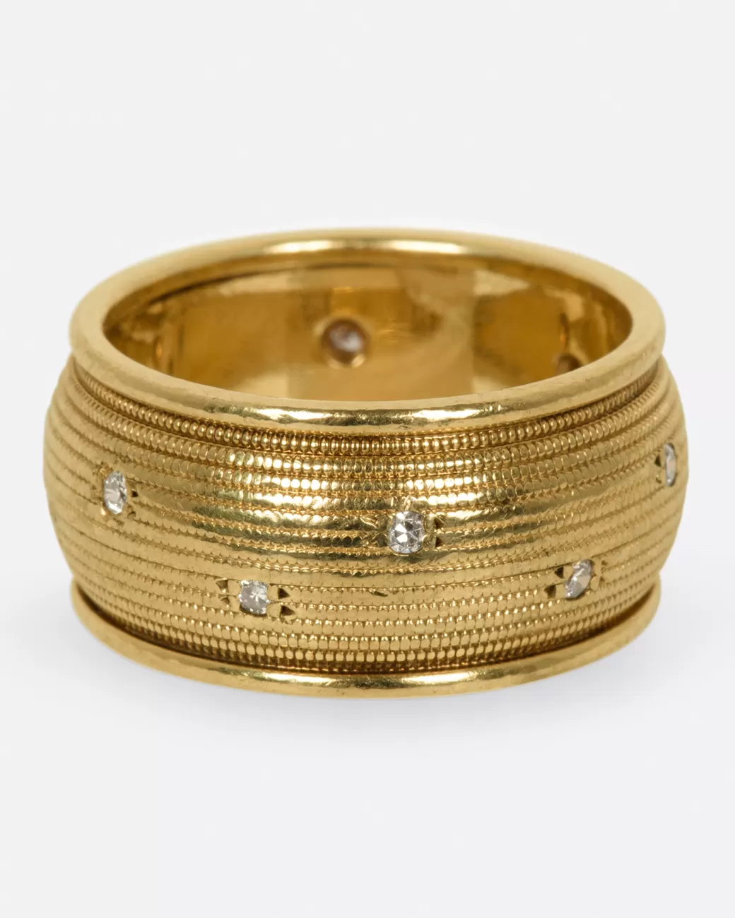 Vintage>Love Adorned Vintage Dotted Diamond Cigar Band