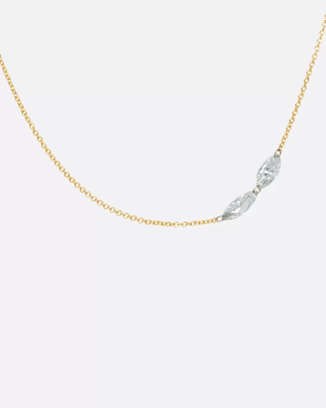 Contemporary>TODD POWNELL Double Diamond Necklace