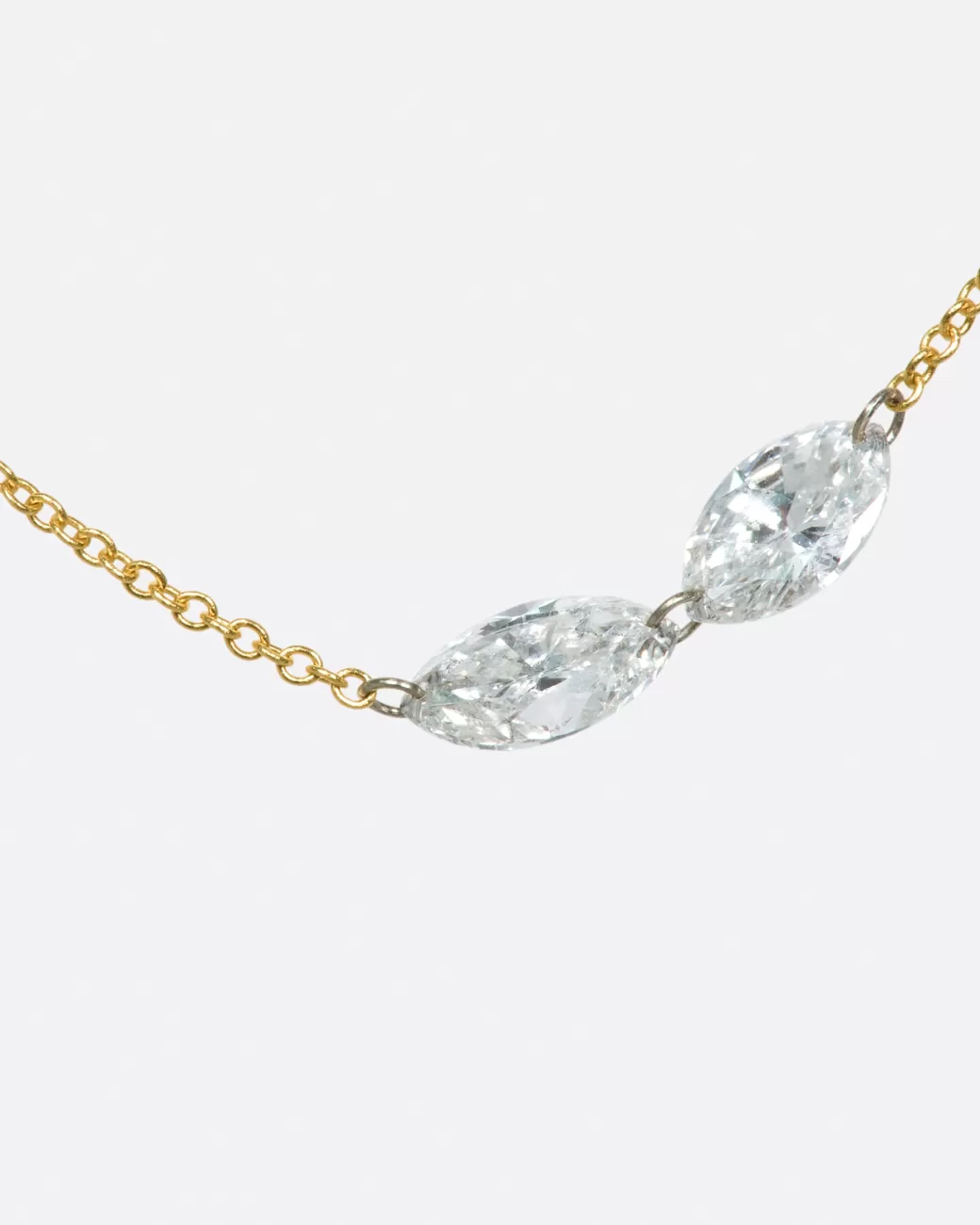 Contemporary>TODD POWNELL Double Diamond Necklace