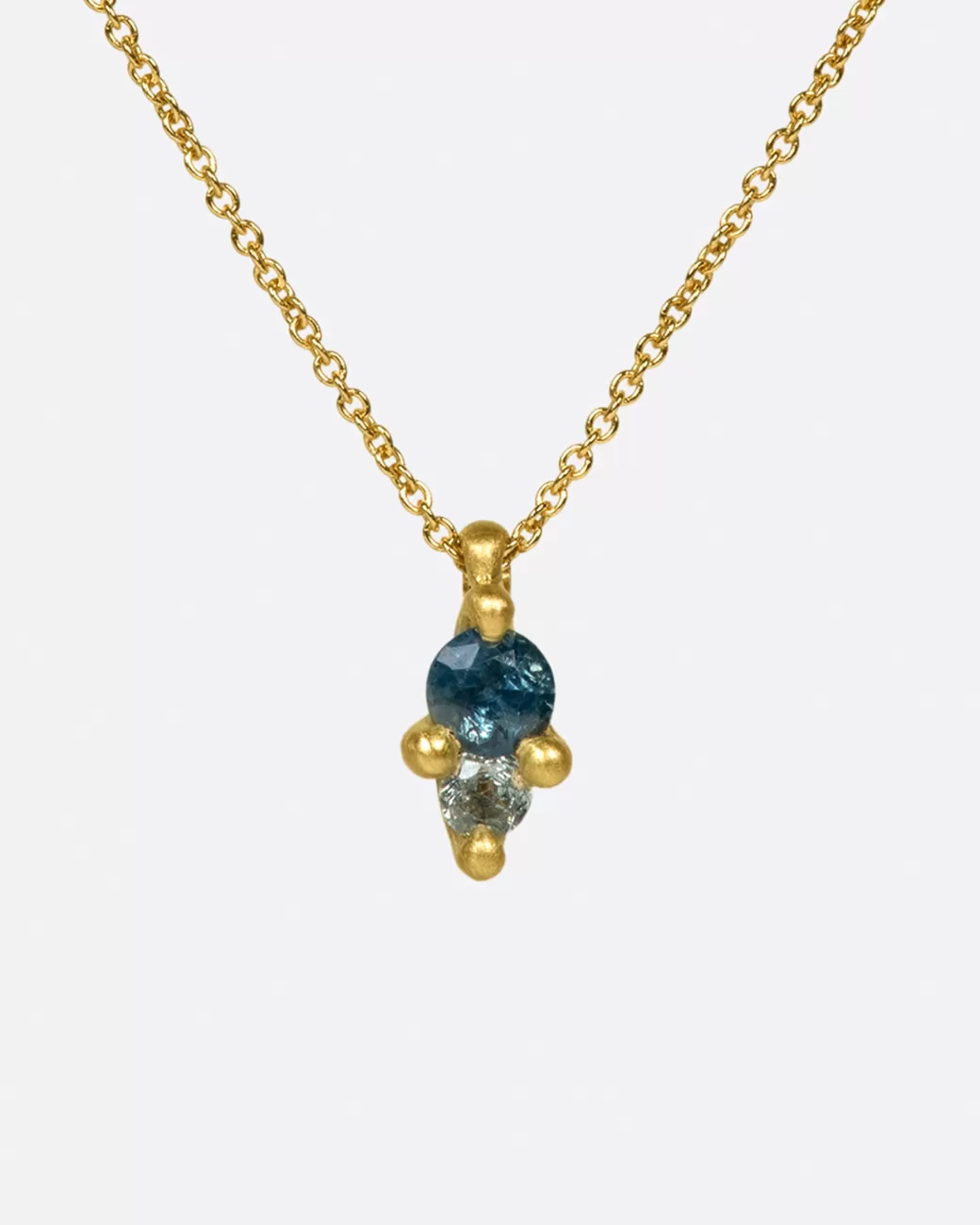 Contemporary>MARIAN MAURER Double Sapphire Faerie Necklace