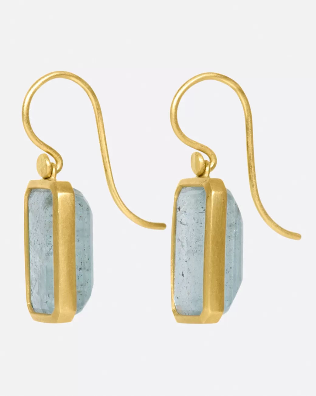 Contemporary>LOLA BROOKS Emerald Cut Aquamarine Earrings