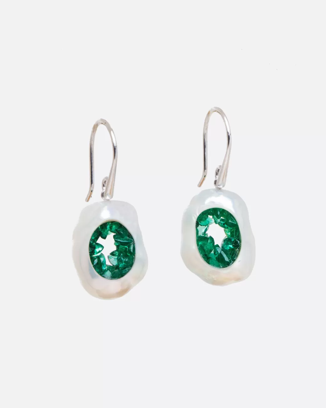 Contemporary>LITTLE H Emerald Grotto Earrings