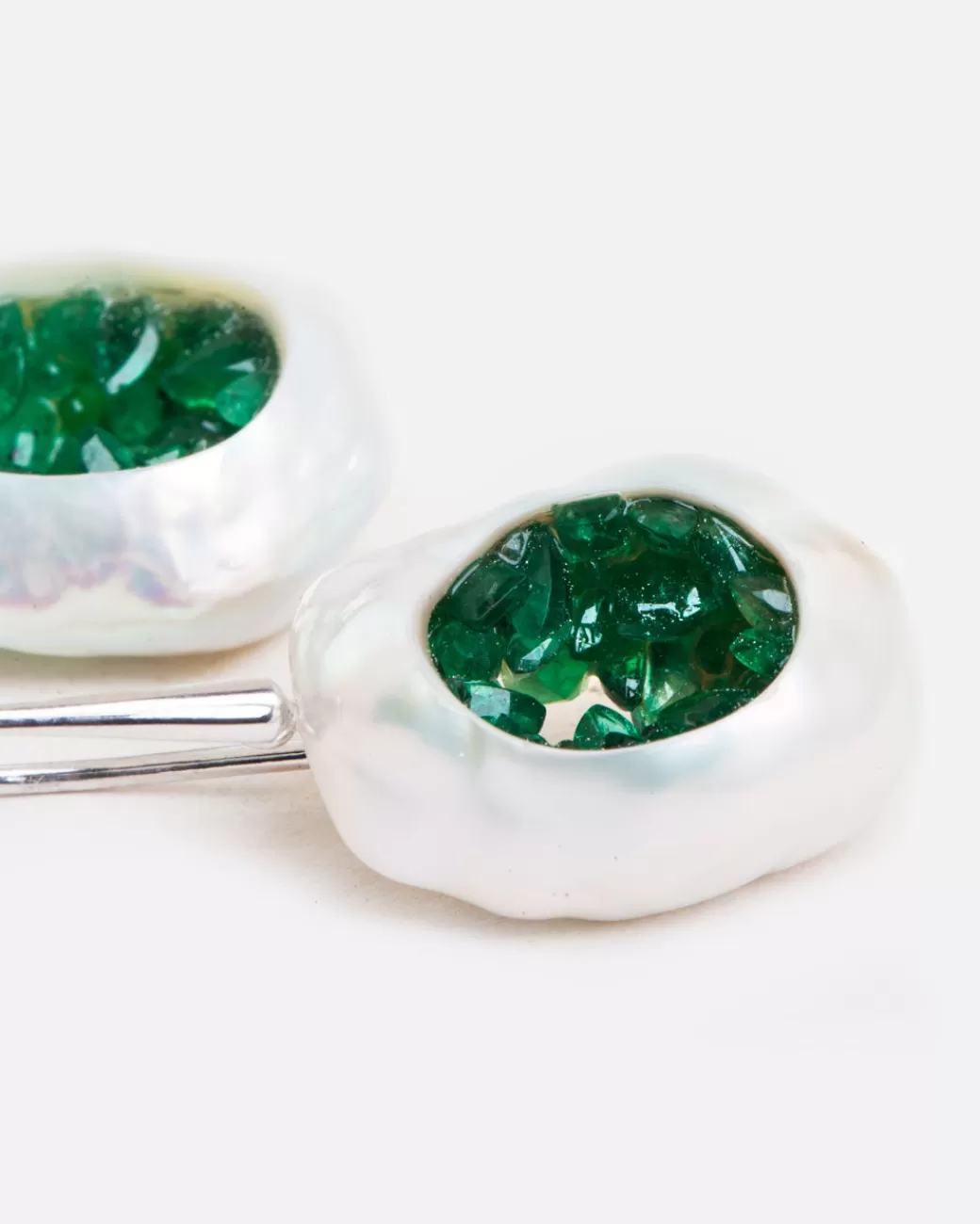 Contemporary>LITTLE H Emerald Grotto Earrings