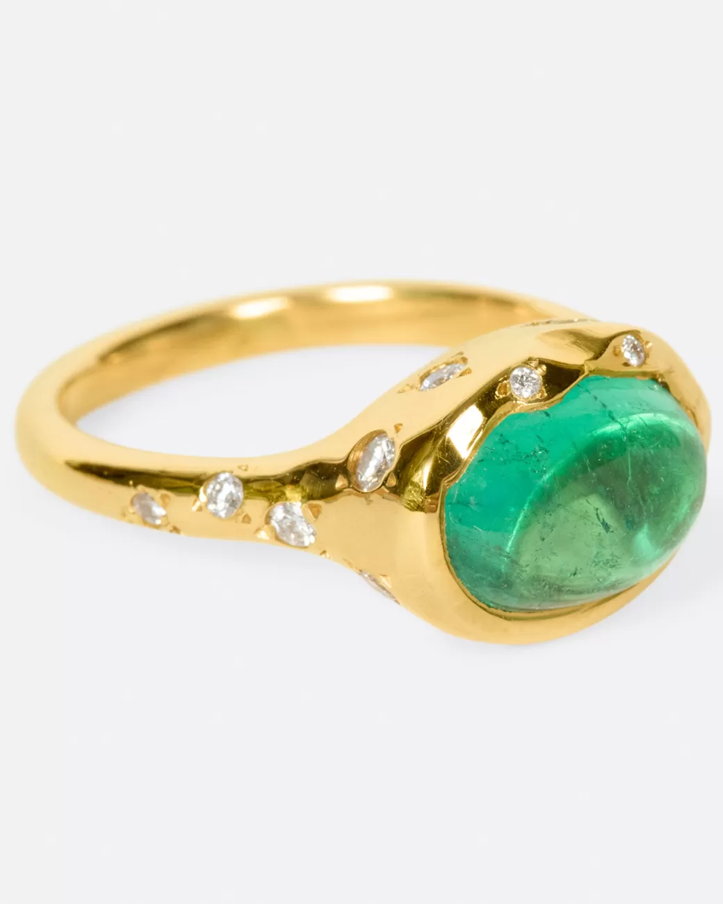 Contemporary>KIMBERLIN BROWN Emerald Orbit Ring