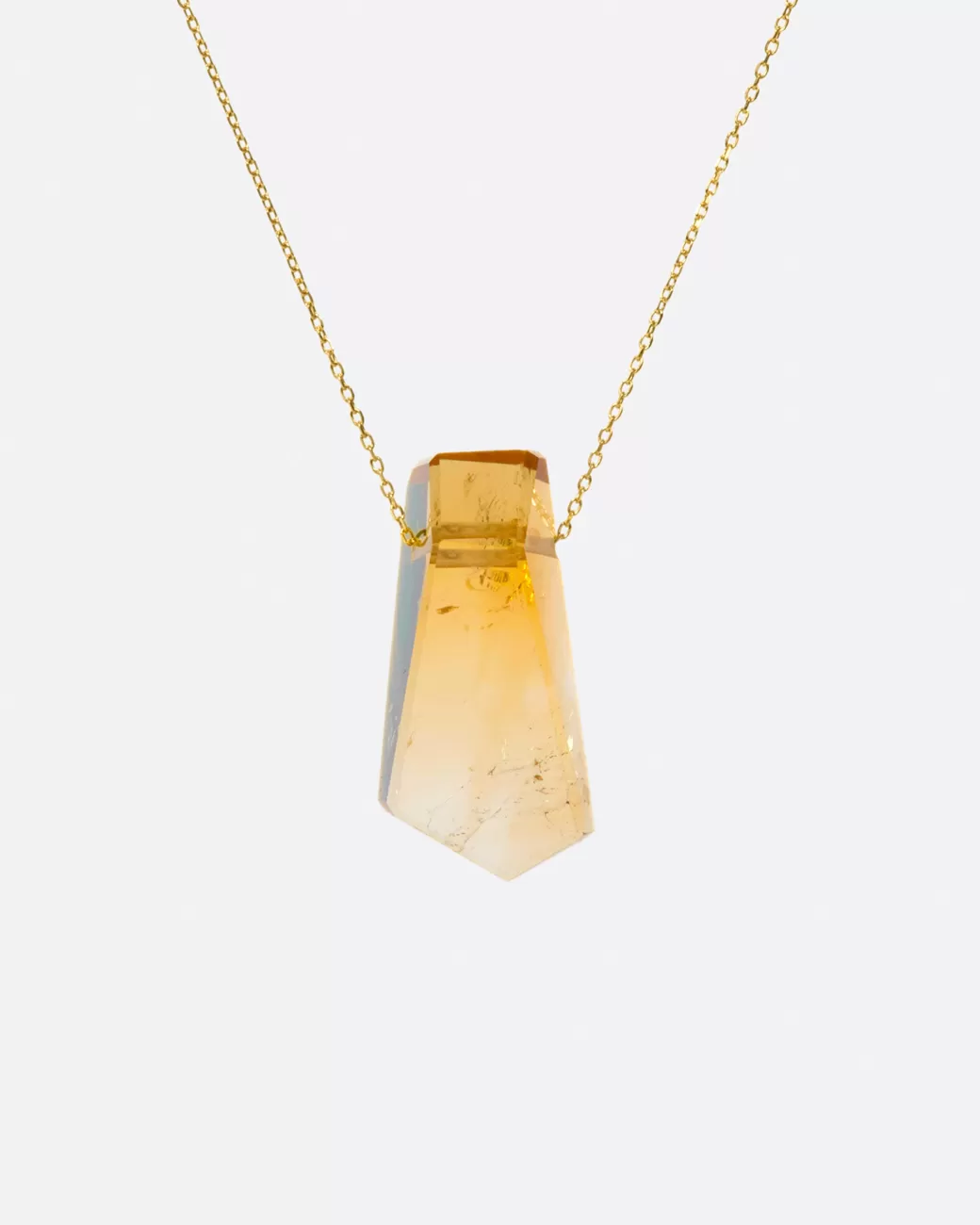 Contemporary>MONAKA Freeform Citrine Necklace