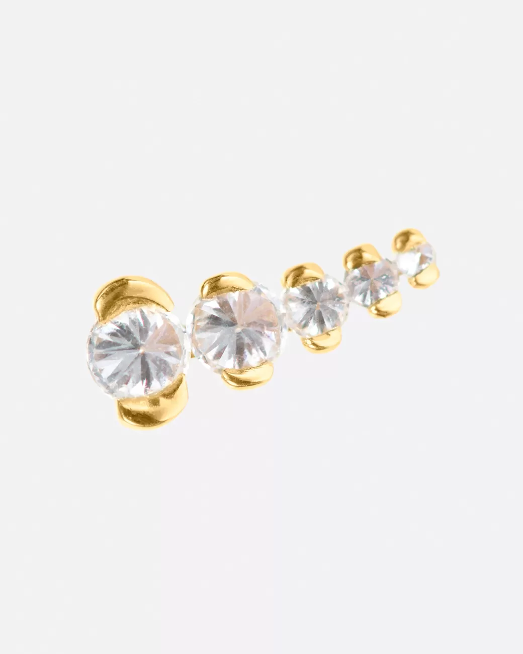 Contemporary>METIER BY TOMFOOLERY Graduated Reverse Diamond Stud