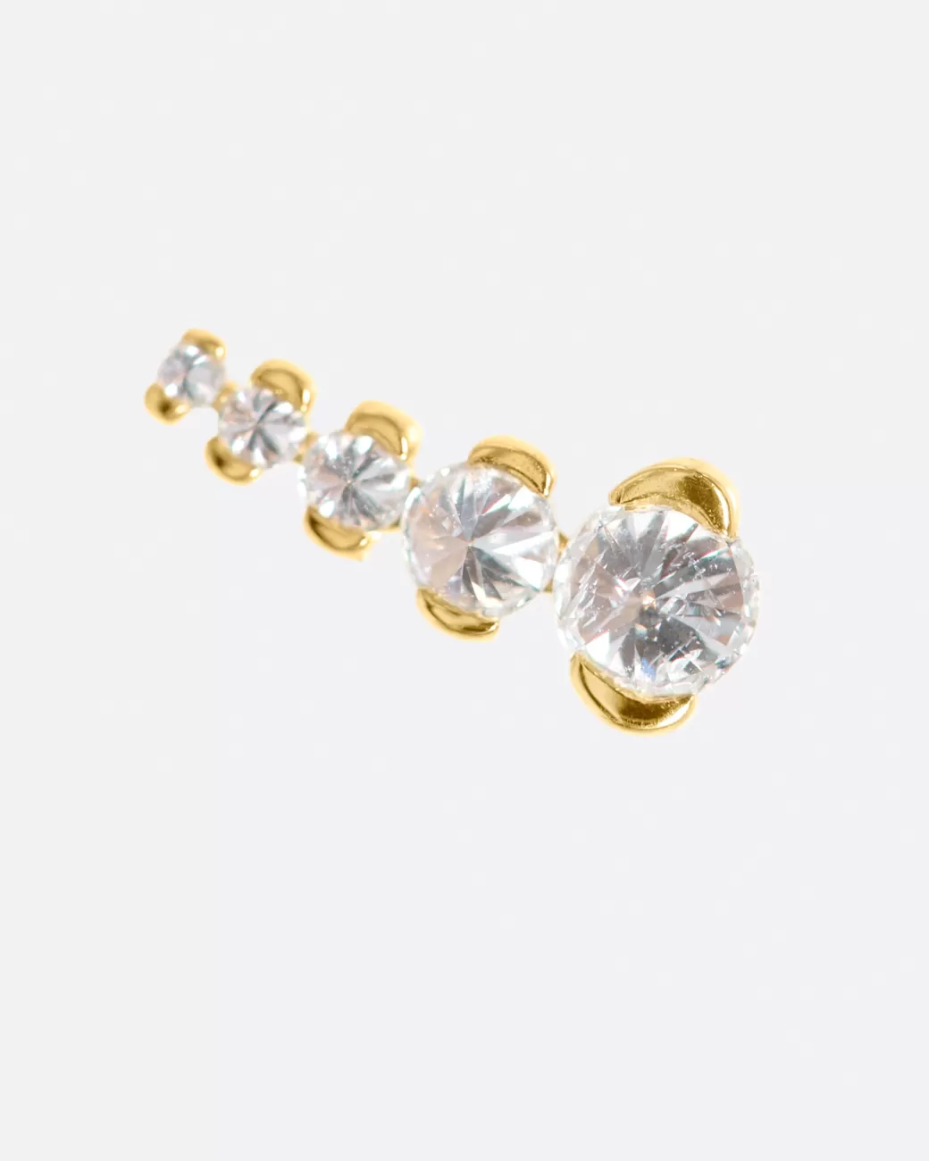 Contemporary>METIER BY TOMFOOLERY Graduated Reverse Diamond Stud