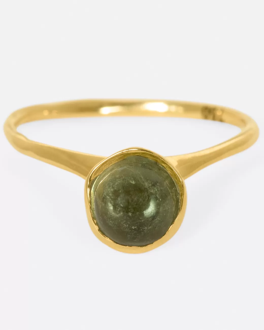 Contemporary>KIKA ALVARENGA Green Tourmaline Alianca Flor Ring