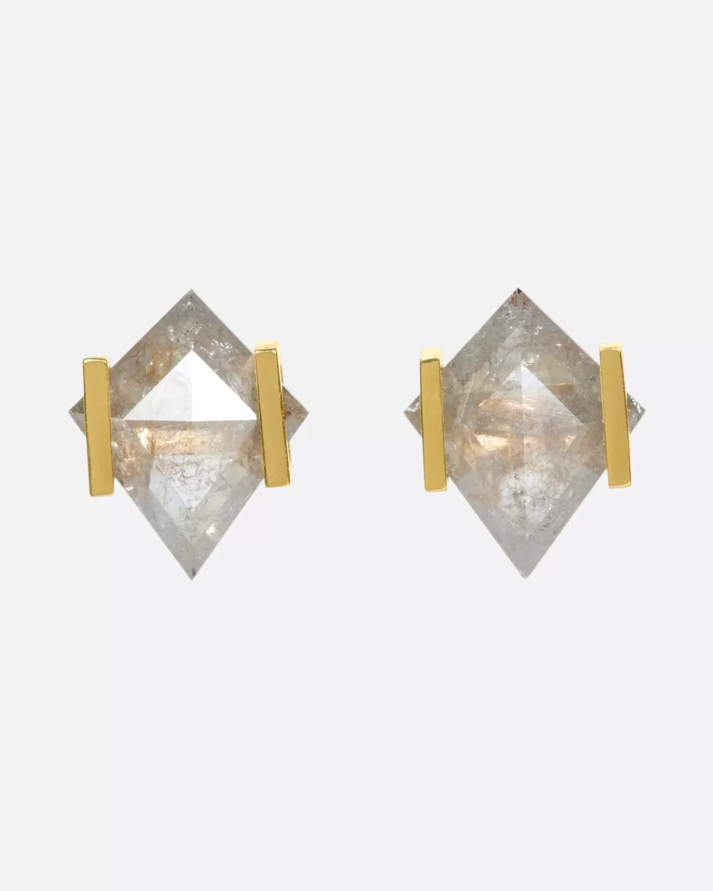 Contemporary>JANUKA Kite Diamond Band Earrings