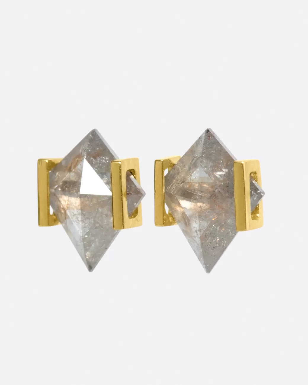 Contemporary>JANUKA Kite Diamond Band Earrings