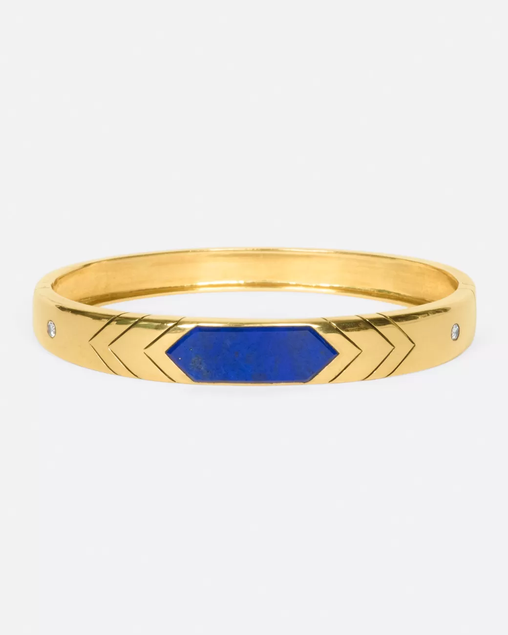 Vintage>VINTAGE Lapis Chevron Bracelet