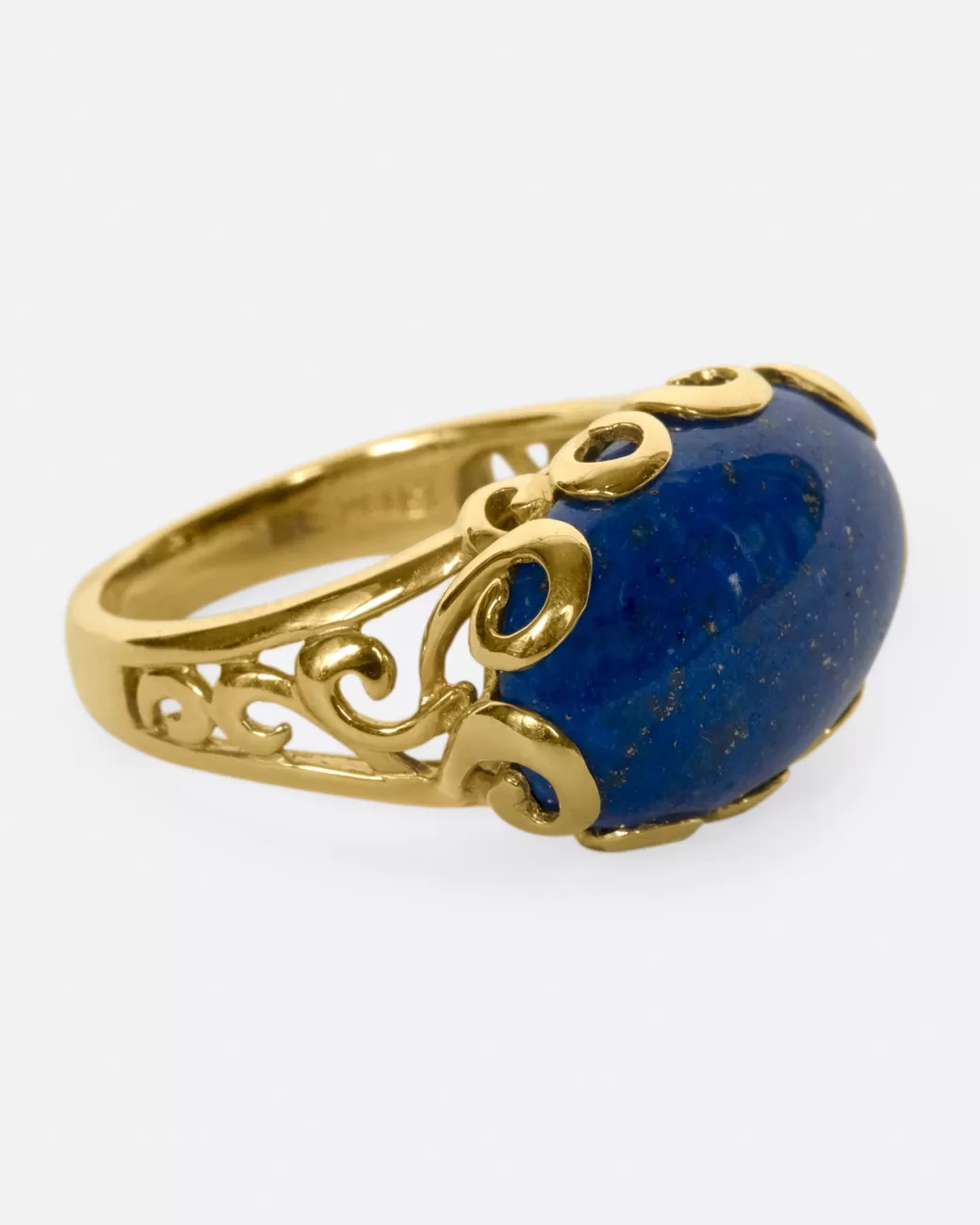 Vintage>Love Adorned Vintage Lapis Swirl Ring