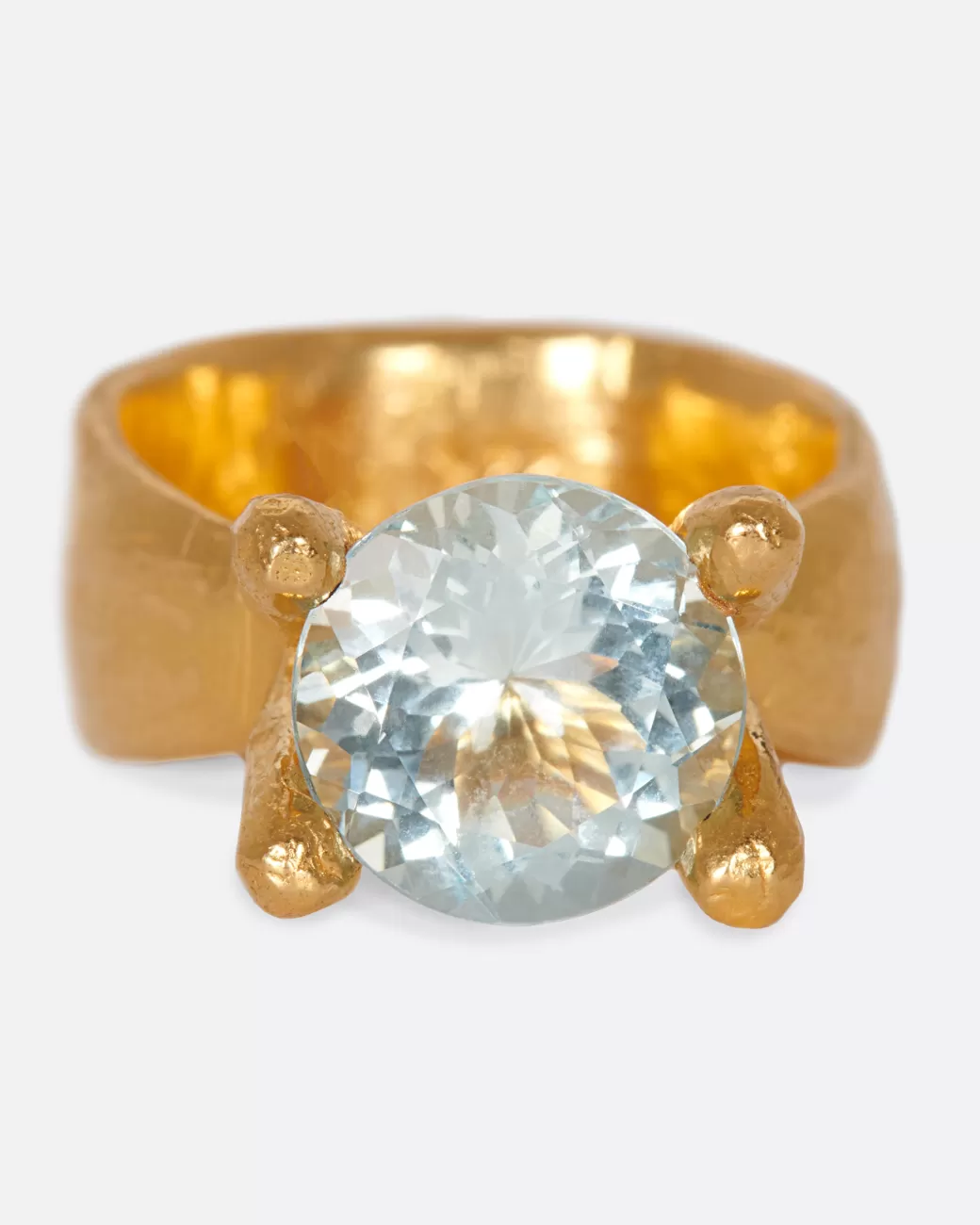 Contemporary>ORAIK Large Aquamarine Solitaire Ring