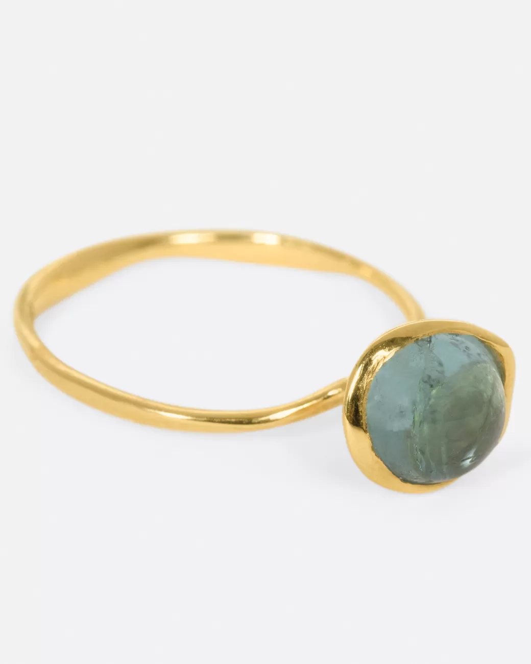 Contemporary>KIKA ALVARENGA Large Blue Tourmaline Aliaca Flor Ring