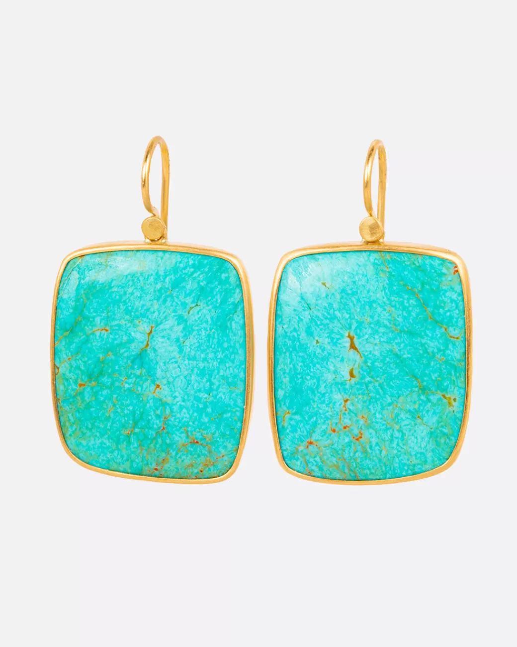 Contemporary>LOLA BROOKS Large Southwestern Turquoise Earrings