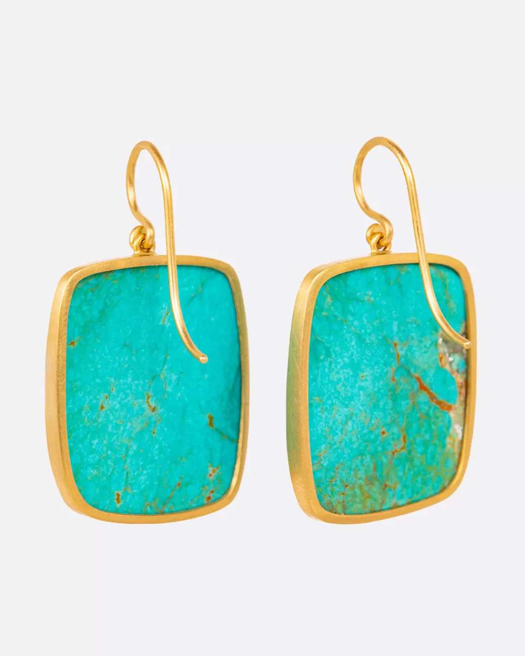 Contemporary>LOLA BROOKS Large Southwestern Turquoise Earrings