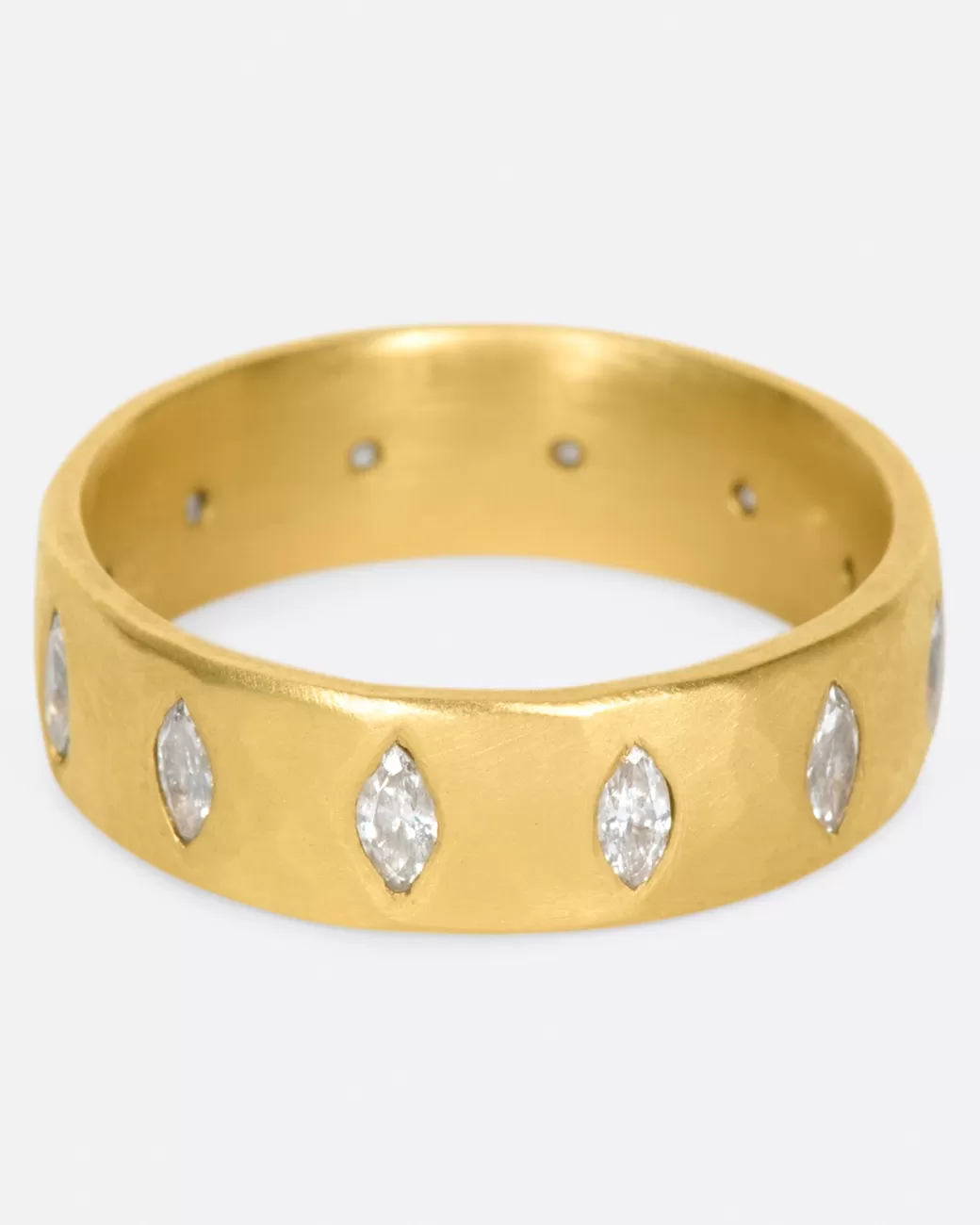 Contemporary>ANANDA KHALSA Marquise Diamond Band