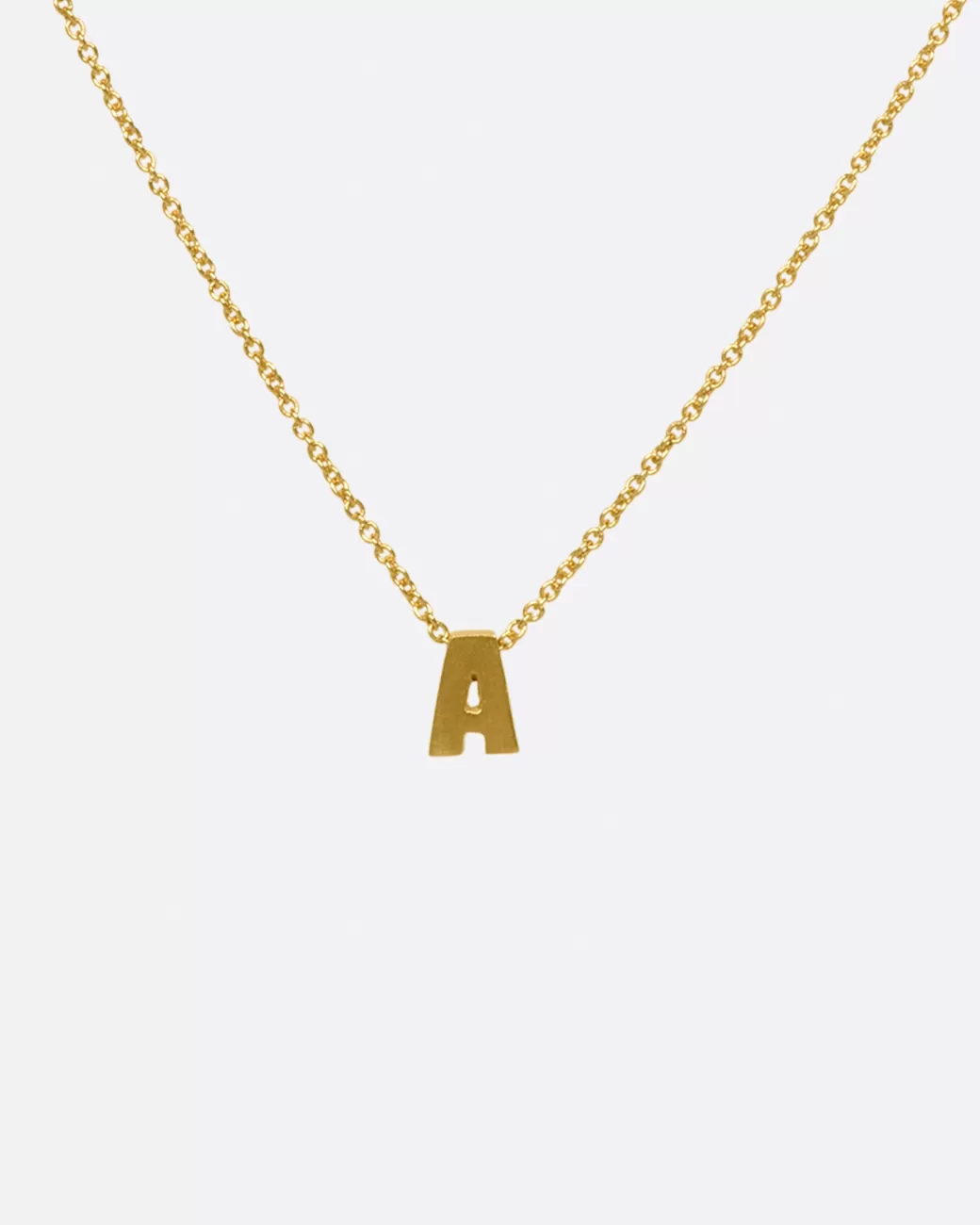 Contemporary>MARIAN MAURER Micro Initial Necklace