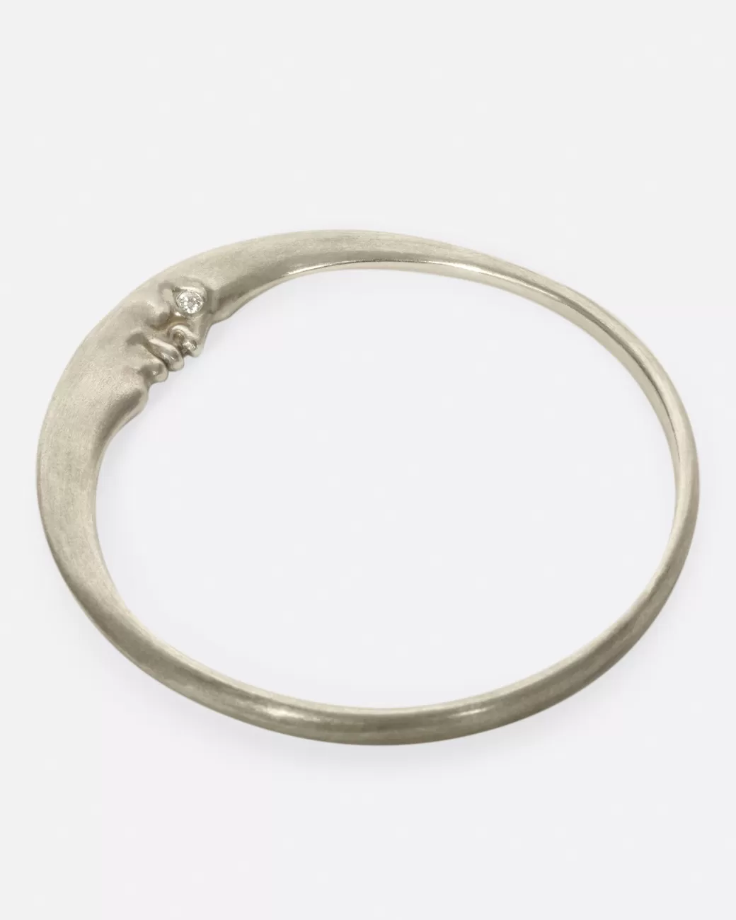 Contemporary>ANTHONY LENT Moonface Bangle Bracelet