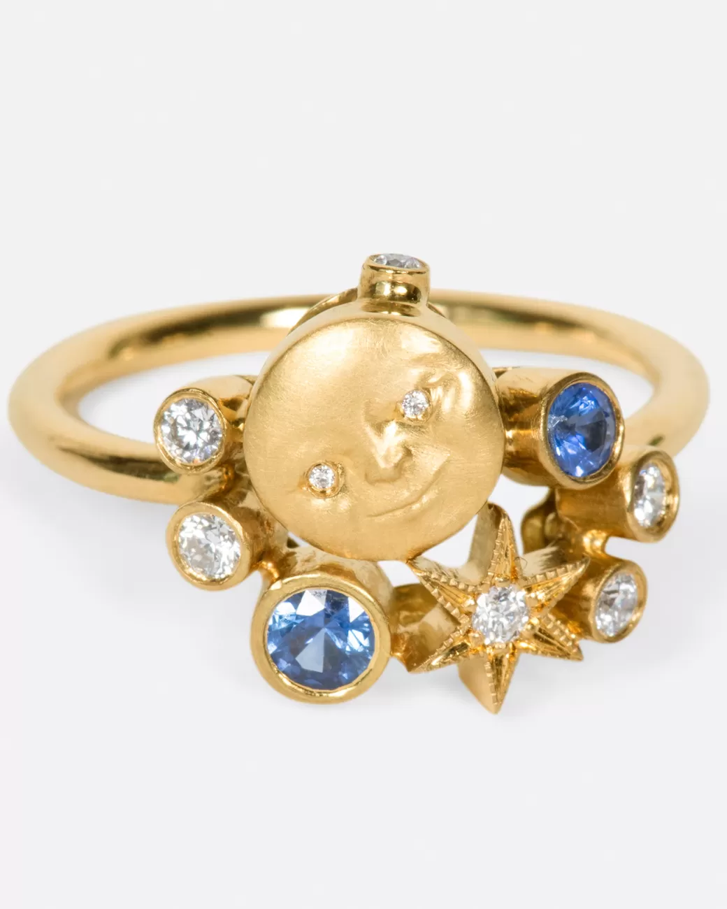 Contemporary>ANTHONY LENT Moonface Nebula Ring