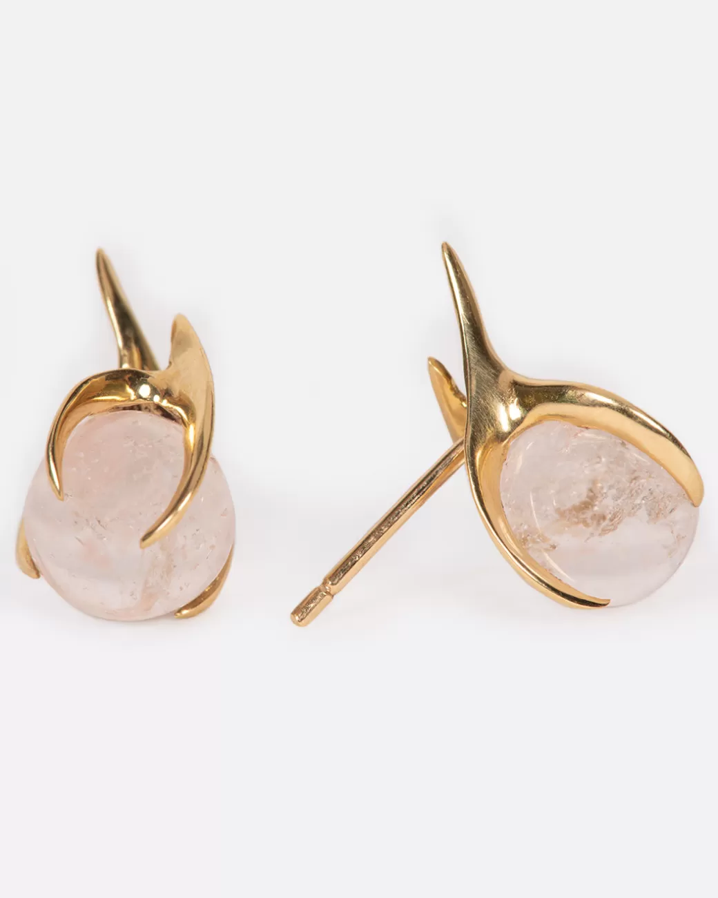 Contemporary>KIKA ALVARENGA Morganite Garras Earrings