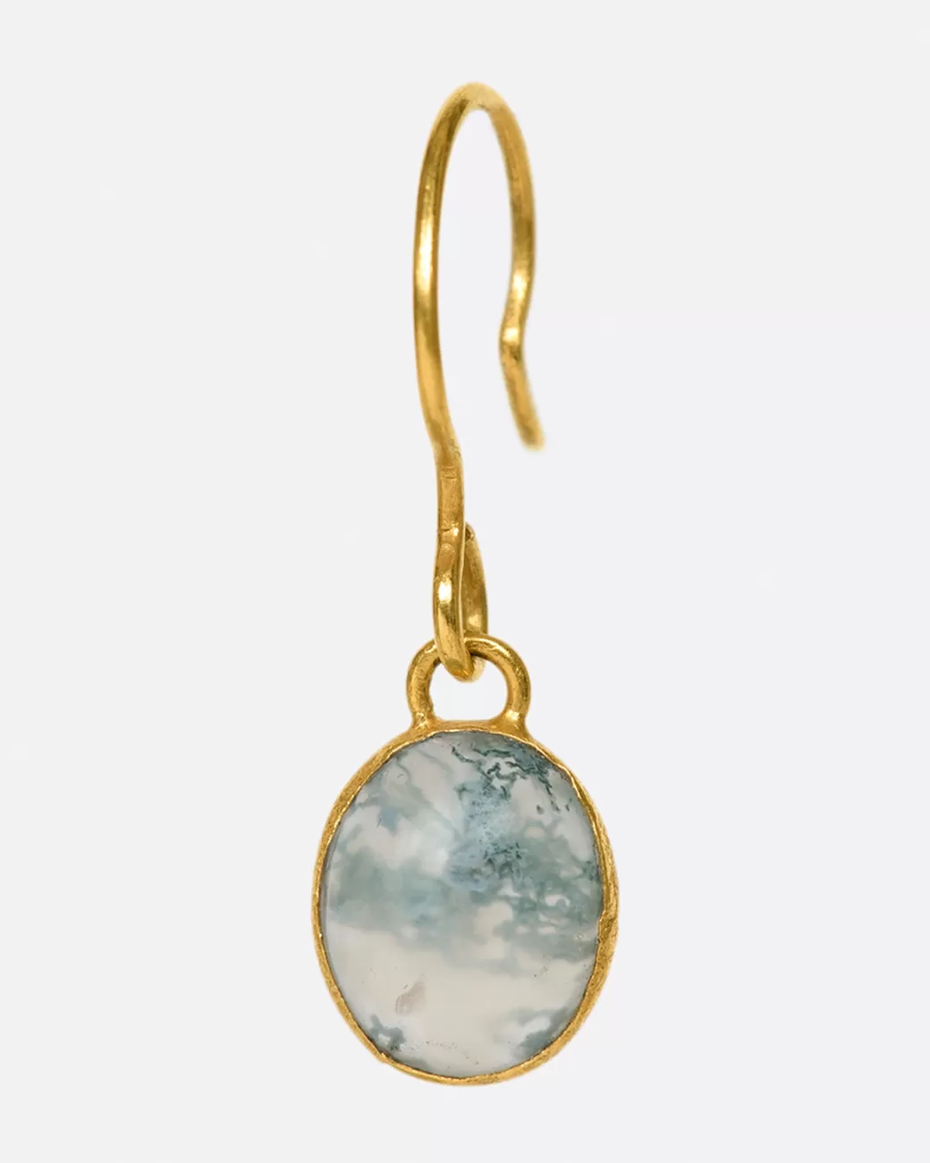 Contemporary>LOU ZELDIS Moss Agate Earring