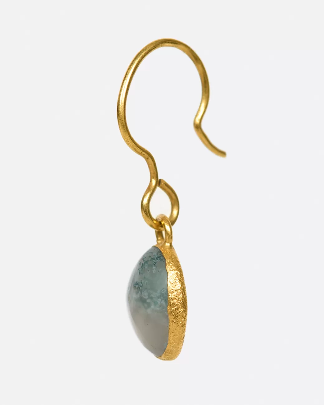 Contemporary>LOU ZELDIS Moss Agate Earring