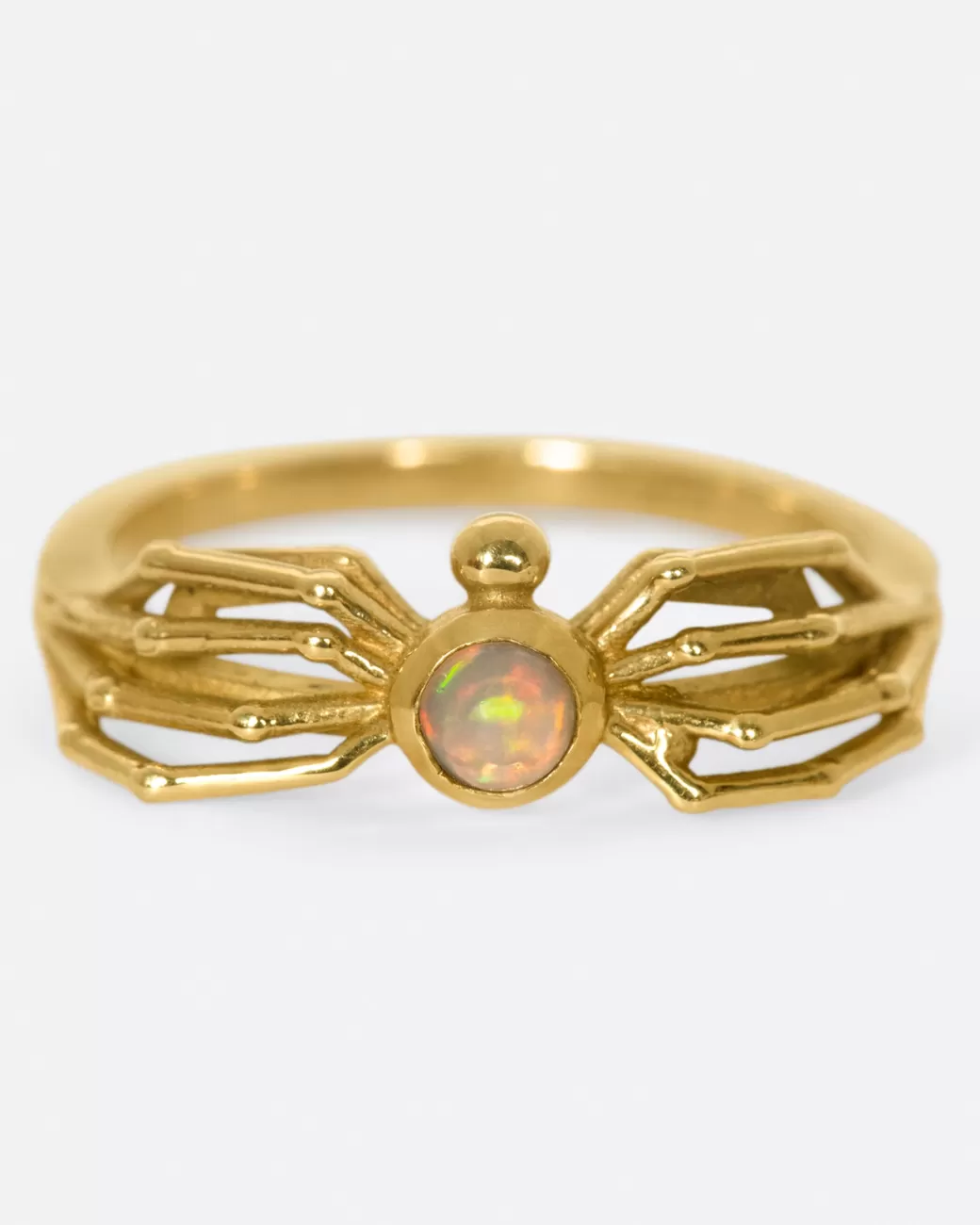 Contemporary>MARGARET CROSS Opal Spider Ring