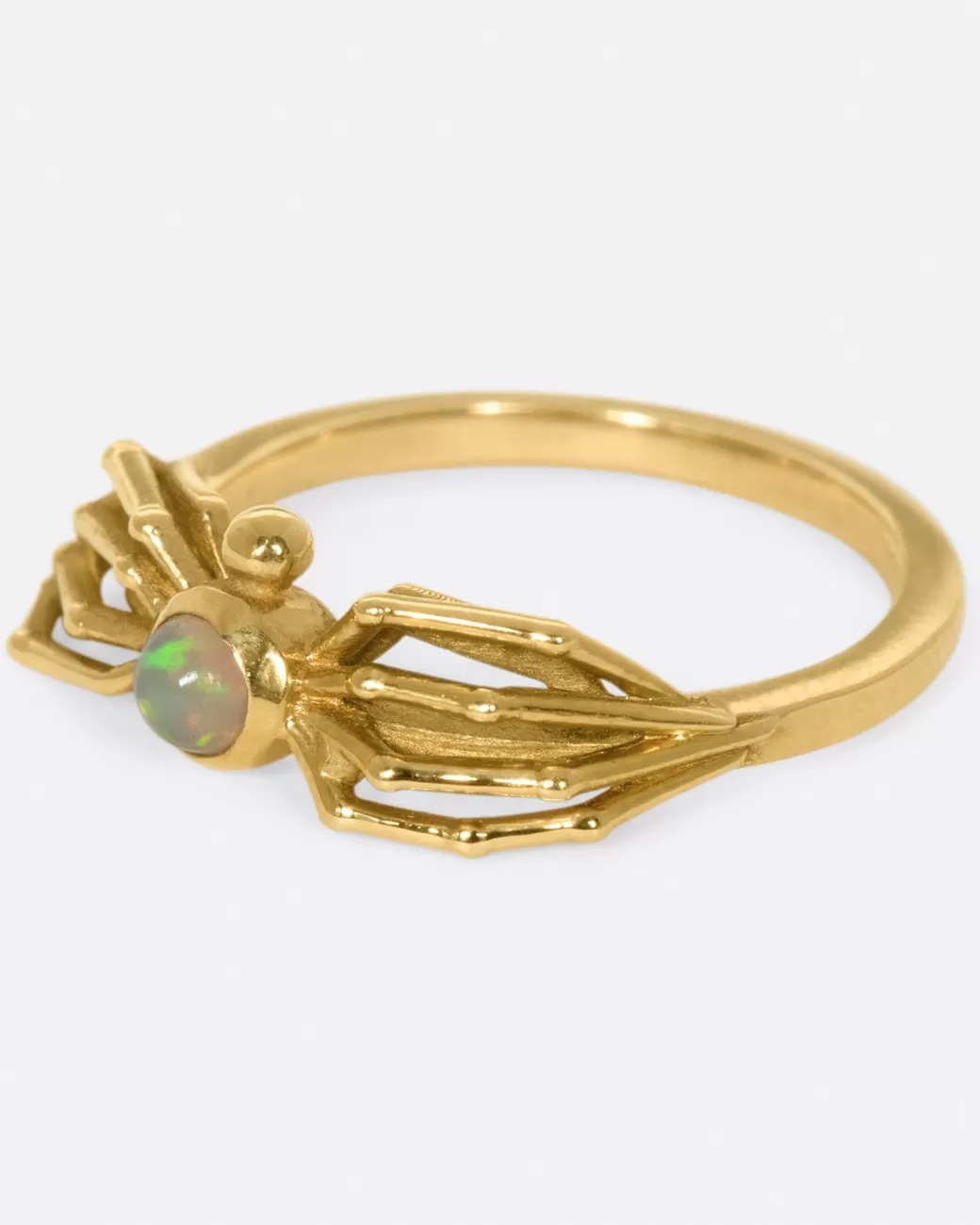 Contemporary>MARGARET CROSS Opal Spider Ring