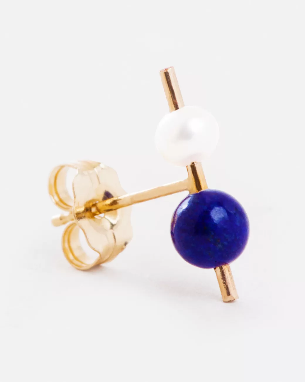 Contemporary>MAU DESIGN LLC Orion Double Earring With Lapis